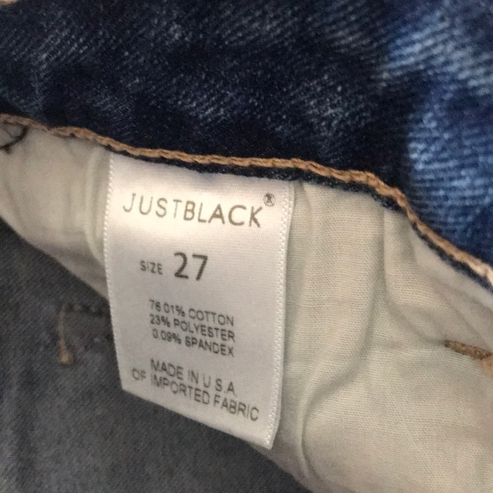 Women’s Just Black Denim Bootcut Jeans - Picture 8 of 8